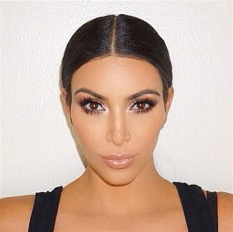 what makeup products does kim kardashian use popsugar beauty