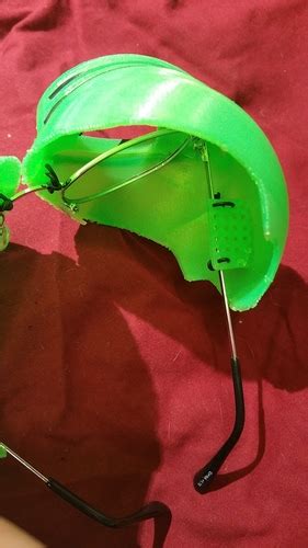 3d Printed Pepe The Frog Holloween Costume Eyeglasses Tie On By