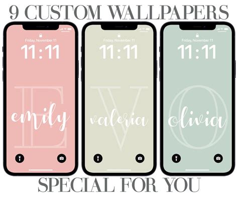 Custom Iphone Wallpaper Aesthetic Phone Background Etsy
