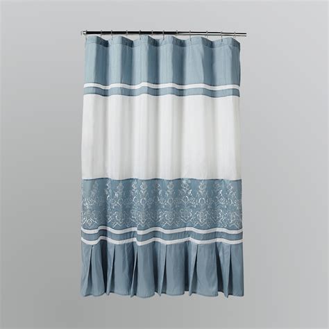 Lush Decor Charlotte Blue Shower Curtain Home Bed