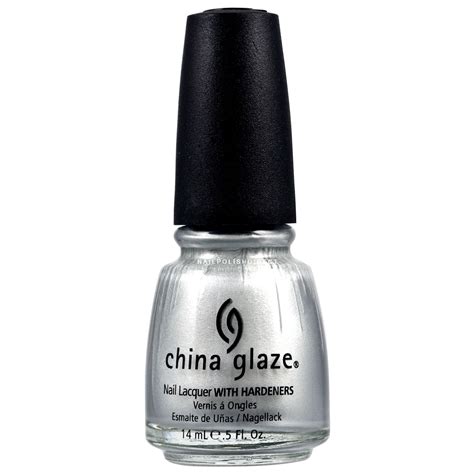 china glaze nail polish platinum silver 77051 14ml nail polish direct