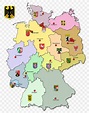 States Of Germany Map Capital City Geography Textil ONE GmbH, PNG ...