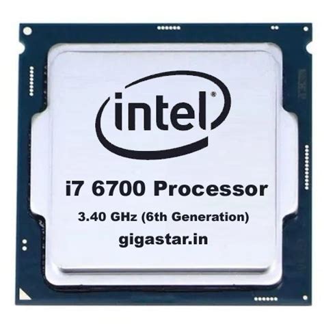 Intel Core I7 6700 6th Generation Processor 340 Ghz For Lga 1151