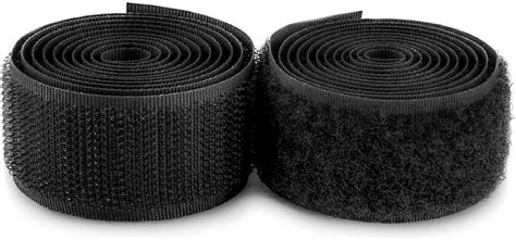 1 Inch Wide Black Sew On Hook And Loop Tape Non Adhesive 1