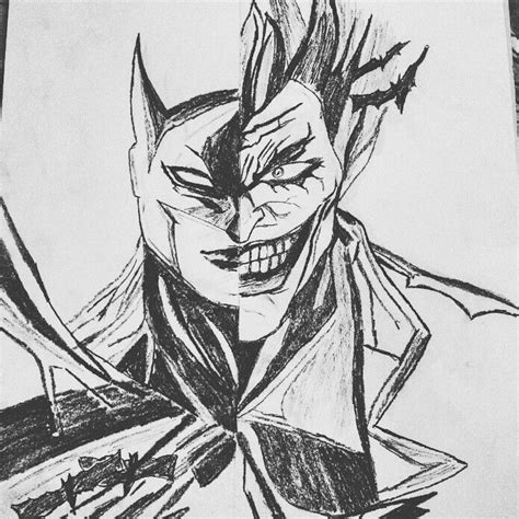 Batman Vs Joker Sketch Batman Joker Sketch