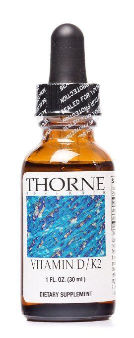 Thorne Vitamin D K2 Liquid D3 And K2 Liquid Dietary Supplement