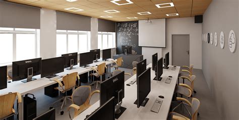 School Interior On Behance