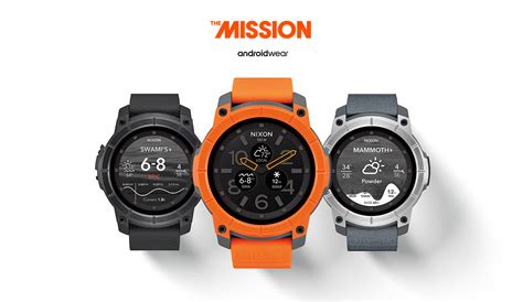 Nixon Mission Is The Fashion Watch Brands First Android Wear Watch