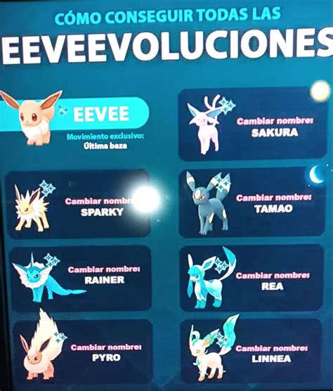 Lista 95 Foto Como Conseguir Todas Las Evoluciones De Eevee En Pokemon