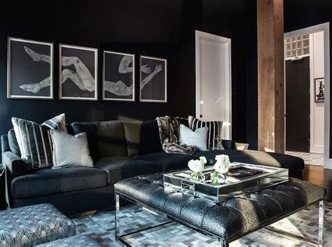 Create a living room with a panoramic view. Simple Black Living Room Ideas to Inspire | Home Interiors