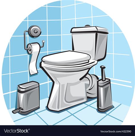 Toilet Royalty Free Vector Image Vectorstock