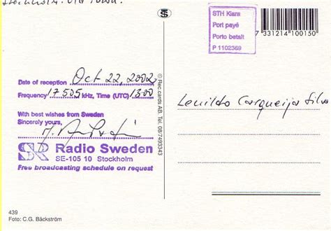 Galeria Qsl Radio Sweden