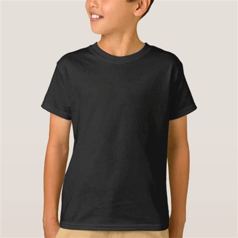 Plain Black T Shirt For Kids Zazzle