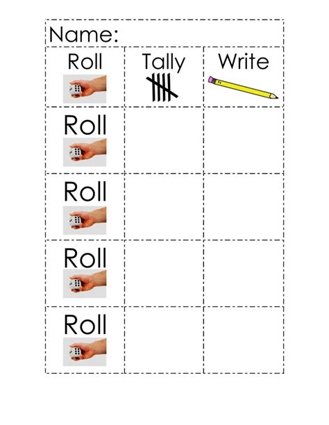Tally Mark Worksheets For Kindergarten 101 Activity