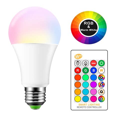 E27 Led 16 Color Changing Rgb Magic Led Bulb 51015w Led Lamp Ir