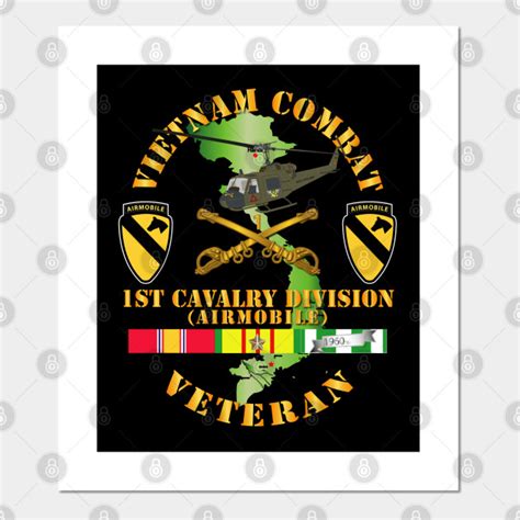 Vietnam Combat Cavalry Veteran W 1st Cavalry Div Ssi Airmobile