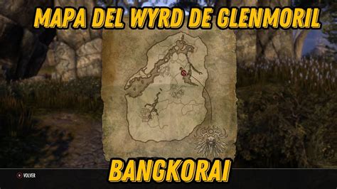 Mapa Del Tesoro Wyrd De Glenmoril Bangkorai The Elder Scrolls Online