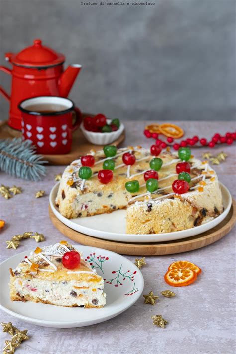 Cassata Di Panettone Ricotta Christmas Food Christmas Time Pie Tops Finger Food Papaya
