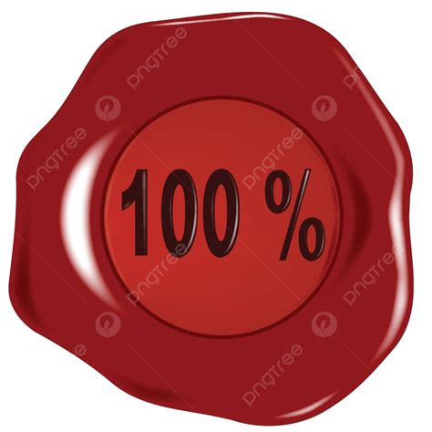 100 Sello De Cera Sello Sello Cien Vector Png Estampilla Sello Cien