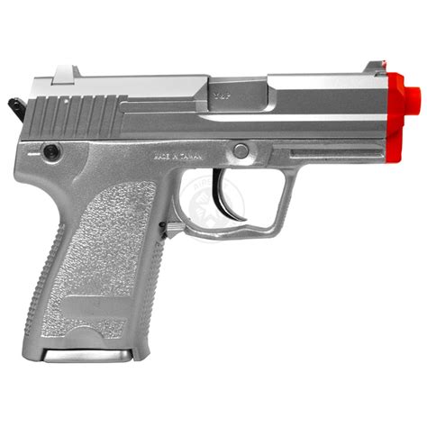 STTI Compact G8 Airsoft Spring Pistol W Slide Lock SILVER Airsoft