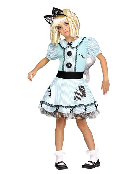 Wind Up Doll Girl Costume For Halloween Horror