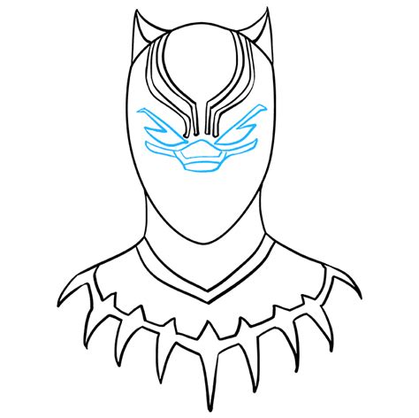 How To Draw The Black Panther Really Easy Drawing Tutorial Black