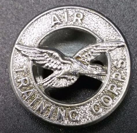 Vintage Air Training Corps Lapel Badge By Gaunt Of London Ebay