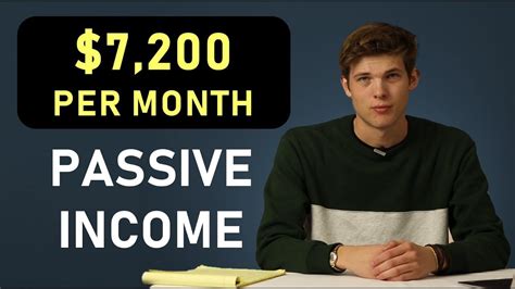 Passive Income How I Make 7200 A Month 5 Ways Youtube