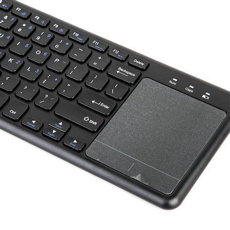 Wireless Touch Keyboard With Built In Touchpad Mouse For Laptops