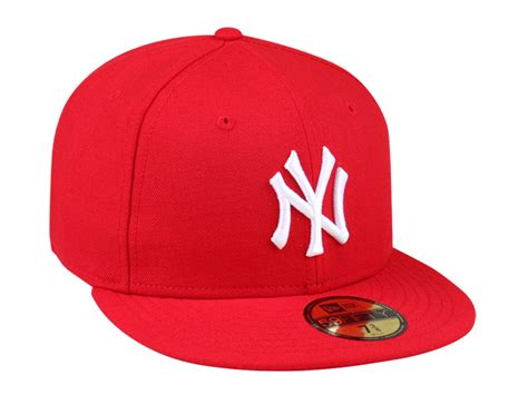 New York Yankees Mlb Ac Perf Scarlet 59fifty Cap Essential New Era