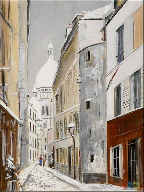 Maurice Utrillo Citiescapes Of Paris France Paris Art Montmartre