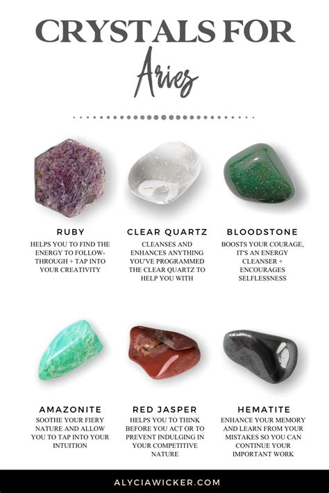 12 Crystals For Aries Thatll Help You Harness Your Zest For Life