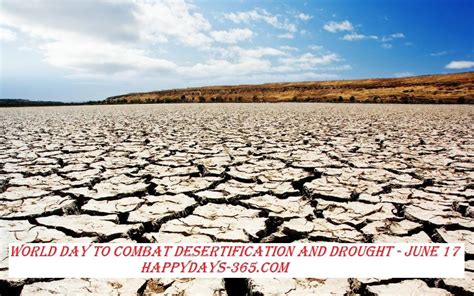 World Day To Combat Desertification And Drought June 17 2018 Qualads