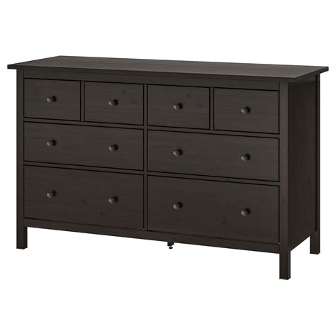 Hemnes 8 Drawer Dresser Black Brown 63x37 38 Ikea