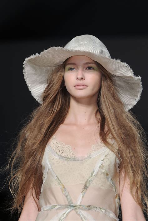 Kristina Romanova Model Fashion Alberta Ferretti