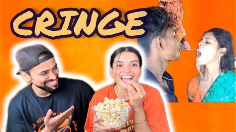 Reacting On Cringe Reels Reading Funny Comments Ishani Sanghavi Yagnesh Vaishnav Youtube