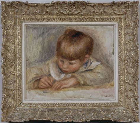 Auguste Renoir Coco écrivant Images Dart