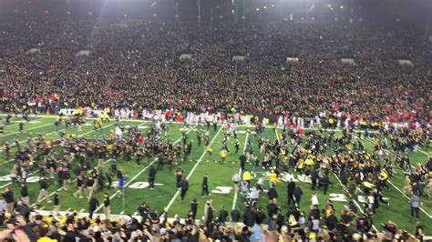 Iowa Fans Storm The Field After Taking 6 Ohio State To The Woodshed