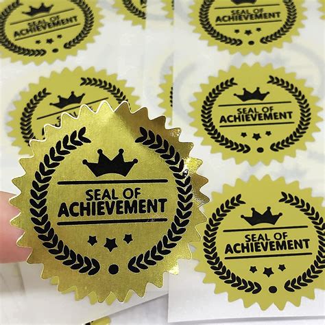 Gold Certificate Stickerseal Of Achievement Sri Lanka Ubuy