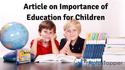 Article On Importance Of Education For Children 500 200 Words For Kids