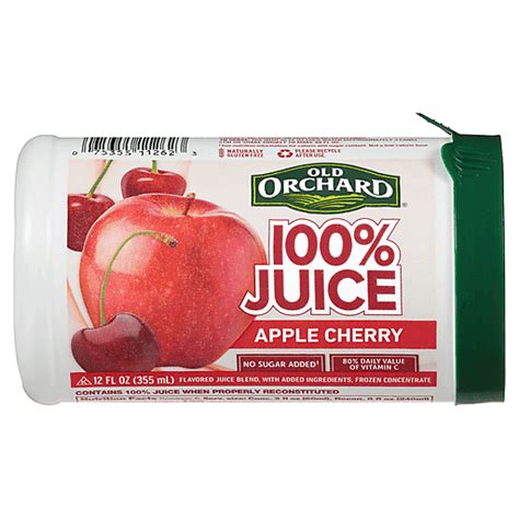 Old Orchard Apple Cherry 100 Juice Frozen Concentrate 12 Fl Oz
