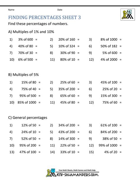 Fractions Decimals And Percentages Worksheets Ks3 Equivalent