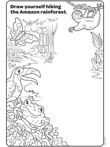 66 Collection Rainforest Animal Coloring Pages Best Coloring Pages