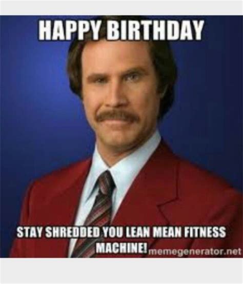 Funny Happy Birthday Gym Meme Happy Birthday Memes