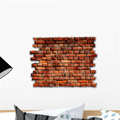 Brick Wall Wall Mural By Wallmonkeys Peel And Stick Graphic 18 In W X