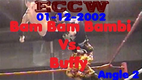 Eccw 011202 Bam Bam Bambi Vs Buffy Angle 2 Youtube