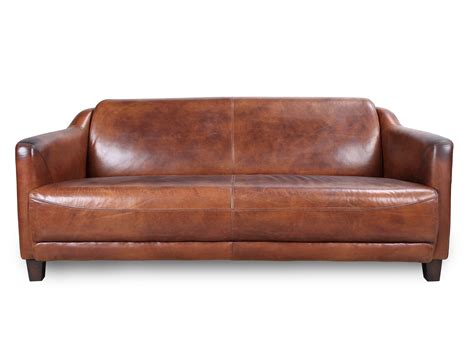 Design Und Trendiges 3 Sitzer Sofa Aus Braunem Vintage Leder Im Alter