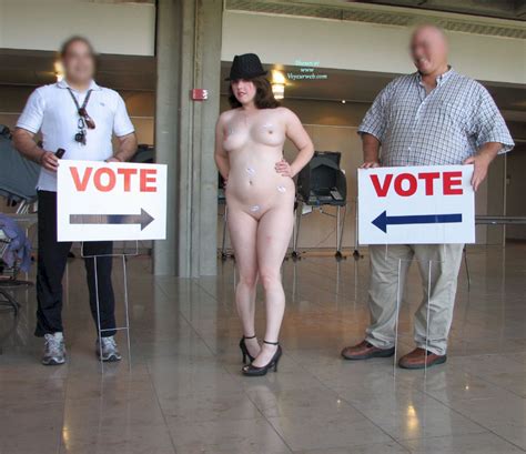 Nude Friend On Heels Li L Phi Casts Her Vote Part 2 June 2010 Voyeur