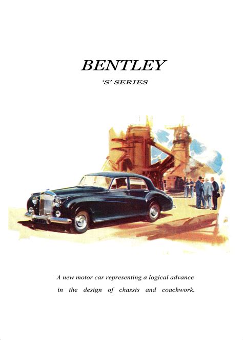 Car Advert Bentley S Series Automotive Artwork Bentley Ads Bentley Car