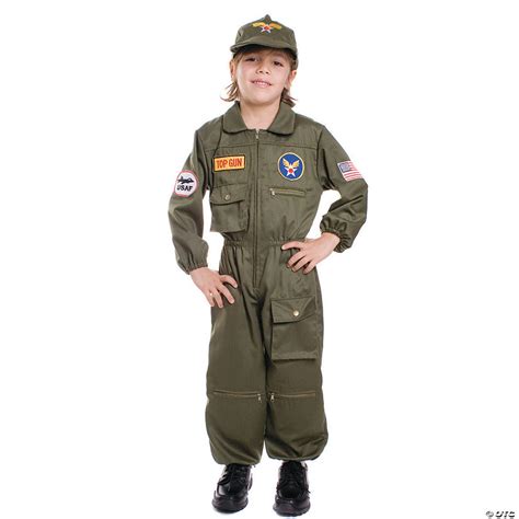 Boys Air Force Pilot Costume Medium